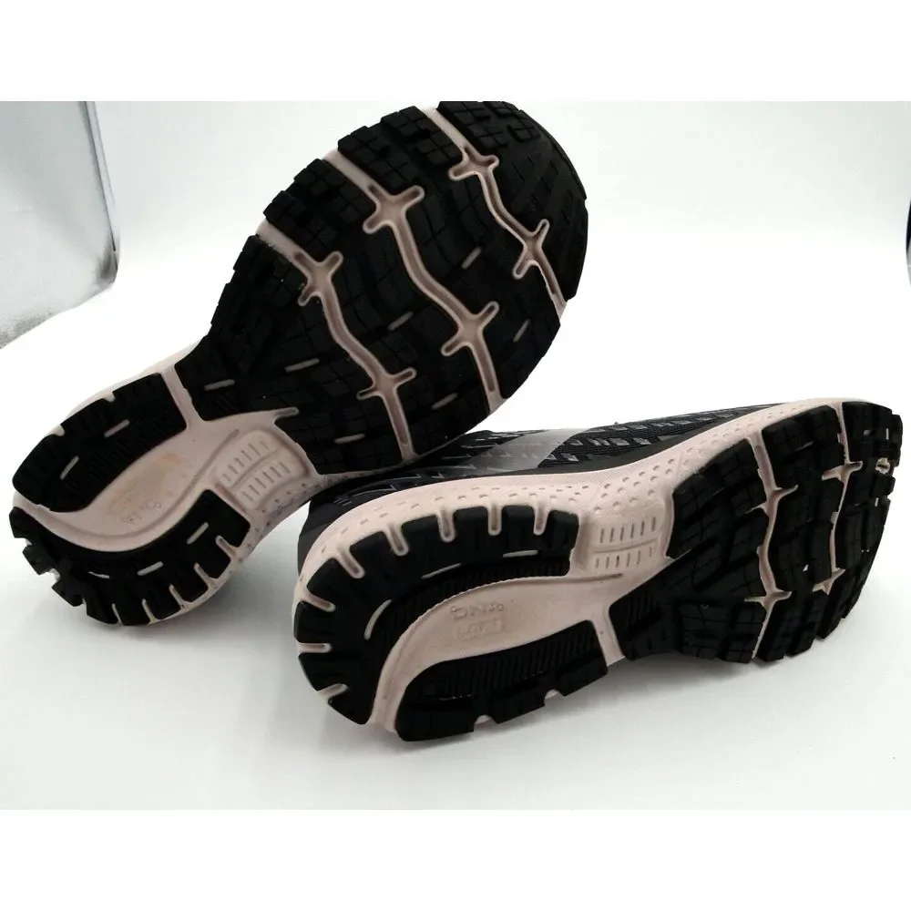 Brooks‎ Ghost 13 Womens Size 10 Wide Running Shoes Black pink Athletic Sneakers